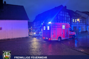 Hilflose Person in Wohnung