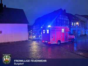 Hilflose Person in Wohnung
